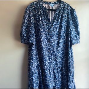 Draper James Blue Floral Dress